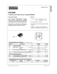 FDC638P P-Channel 2.5V PowerTrench Specified MOSFET September 2001