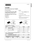 FDT458P 30V P-Channel PowerTrench MOSFET June 2001