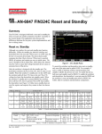 AN-6047 FIN324C Reset and Standby  Summary www.fairchildsemi.com