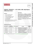 FIN1027 / FIN1027A — 3.3V LVDS, 2-Bit, High-Speed, Differential Driver FIN