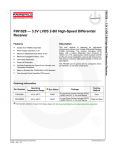 FIN1028 — 3.3V LVDS 2-Bit High-Speed Differential Receiver FIN