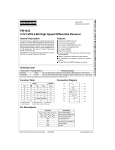 FIN1032 3.3V LVDS 4-Bit High Speed Differential Receiver FI N1032