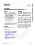 FSL206MR Green Mode Fairchild Power Switch (FPS™) Features