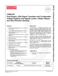 FXMA108 Dual-Supply, 8-Bit Signal Translator with Configurable