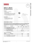 MBR735 - MBR760 Schottky Rectifiers MBR 735 - MB