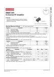 MMBFJ305 N-Channel RF Amplifier MMBFJ305 — N-Cha nne