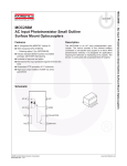 MOC256M AC Input Phototransistor Small Outline Surface Mount Optocouplers