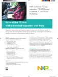 Extend the I C-bus with advanced repeaters and hubs NXP 2-channel I