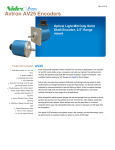 Avtron AV25 Encoders AV25 Optical Light Mill Duty Solid Shaft Encoder, 2.5&#34; flange