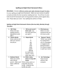 Printable homework document
