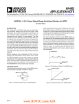 AN-802 APPLICATION NOTE