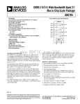 a CMOS 3 V/5 V, Wide Bandwidth Quad 2:1 ADG784