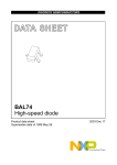 DATA  SHEET BAL74 High-speed diode
