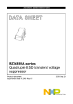 DATA  SHEET BZA800A-series Quadruple ESD transient voltage suppressor