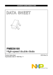 DATA  SHEET PMBD6100 High-speed double diode