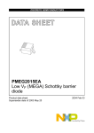 DATA  SHEET PMEG2015EA Low V (MEGA) Schottky barrier