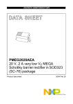 DATA  SHEET PMEG2020AEA 20 V, 2 A very low V MEGA