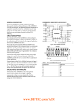 GENERAL DESCRIPTION SCHEMATICS AND PARTS LIST/LAYOUT