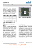 Application Note Ceramic Surface Mount Amplifier  1.  Introduction