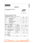 KSB834 W PNP Silicon Epitaxial Transistor Absolute Maximum Ratings