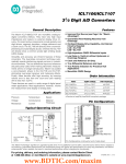 ICL7106/ICL7107 3 ⁄ Digit A/D Converters