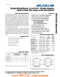 MAX4400–MAX4403 Single/Dual/Quad, Low-Cost, Single-Supply, Rail-to-Rail Op Amps with Shutdown General Description