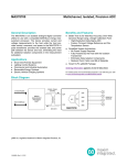 MAX78700 Multichannel, Isolated, Precision ADC General Description Benefits and Features