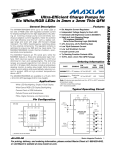 MAX8647/MAX8648 Ultra-Efficient Charge Pumps for General Description