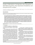 Estudo Cefalométrico Comparativo das Alterações no Perfil Mole