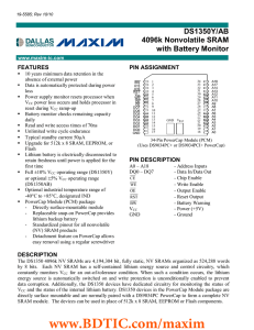 FEATURES PIN ASSIGNMENT