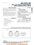 MAX4714 0.8 , Low-Voltage, Single-Supply SPDT Analog Switch in SC70