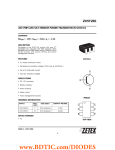 ZX5T2E6 20V PNP LOW SAT MEDIUM POWER TRANSISTOR IN SOT23-6 SUMMARY BV
