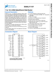 DS90LV110T 1 to 10 LVDS Data/Clock Distributor General Description