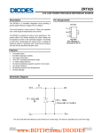 ZRT025  2.5V LOW POWER PRECISION REFERENCE SOURCE Description