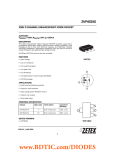 ZVP4525G 250V P-CHANNEL ENHANCEMENT MODE MOSFET