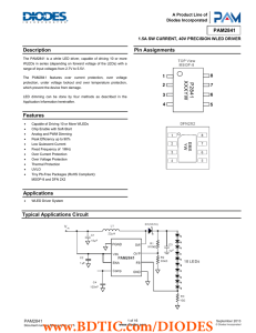 PAM2841 Description Pin Assignments