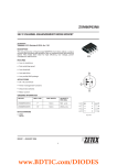 ZXM66P03N8 30V P-CHANNEL ENHANCEMENT MODE MOSFET