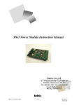 MGT Power Module Instruction Manual Bellnix Co.,Ltd.