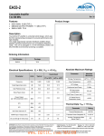 EA53-2 Cascadable Amplifier 5 to 500 MHz