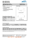 MAPL-000978-0075LF MAPL-000978-0075LN LDMOS Pulsed Power Transistor M/A-COM Products