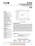 RF3158 Features