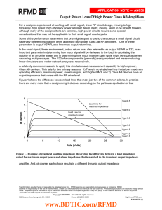 APPLICATION NOTE --- AN056