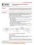 Configuration Quick Start Guidelines Summary