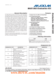 Evaluates:  MAX1583 MAX1583 Evaluation Kit General Description Features