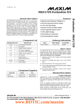 Evaluates:  MAX1729 MAX1729 Evaluation Kit General Description Features