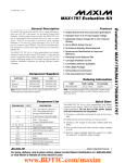 Evaluates: MAX1795/MAX1796/MAX1797 MAX1797 Evaluation Kit General Description Features