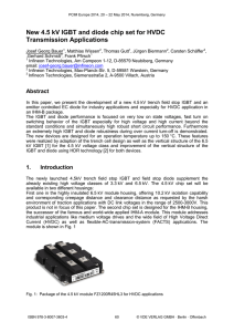 New 4.5 kV IGBT and diode chip set for HVDC