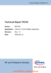 BDTIC www.BDTIC.com/infineon Technical Report TR104 RF and Protection Devices