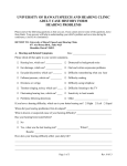 Supplemental Adult Hearing Case History Form