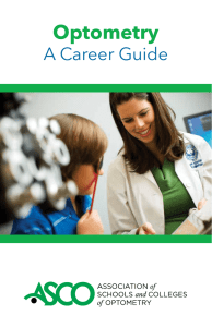Optometry: A Career Guide by ASCO